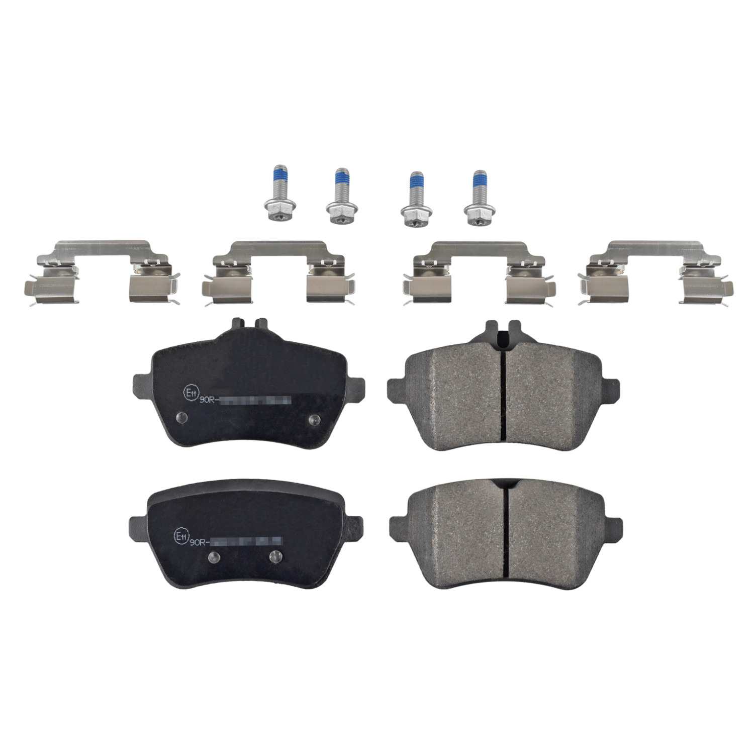 FEBI | Brake Pad Set with fastening material 116237 | OE 000 420 28 05 | Fits Mercedes-Benz, General Service Number