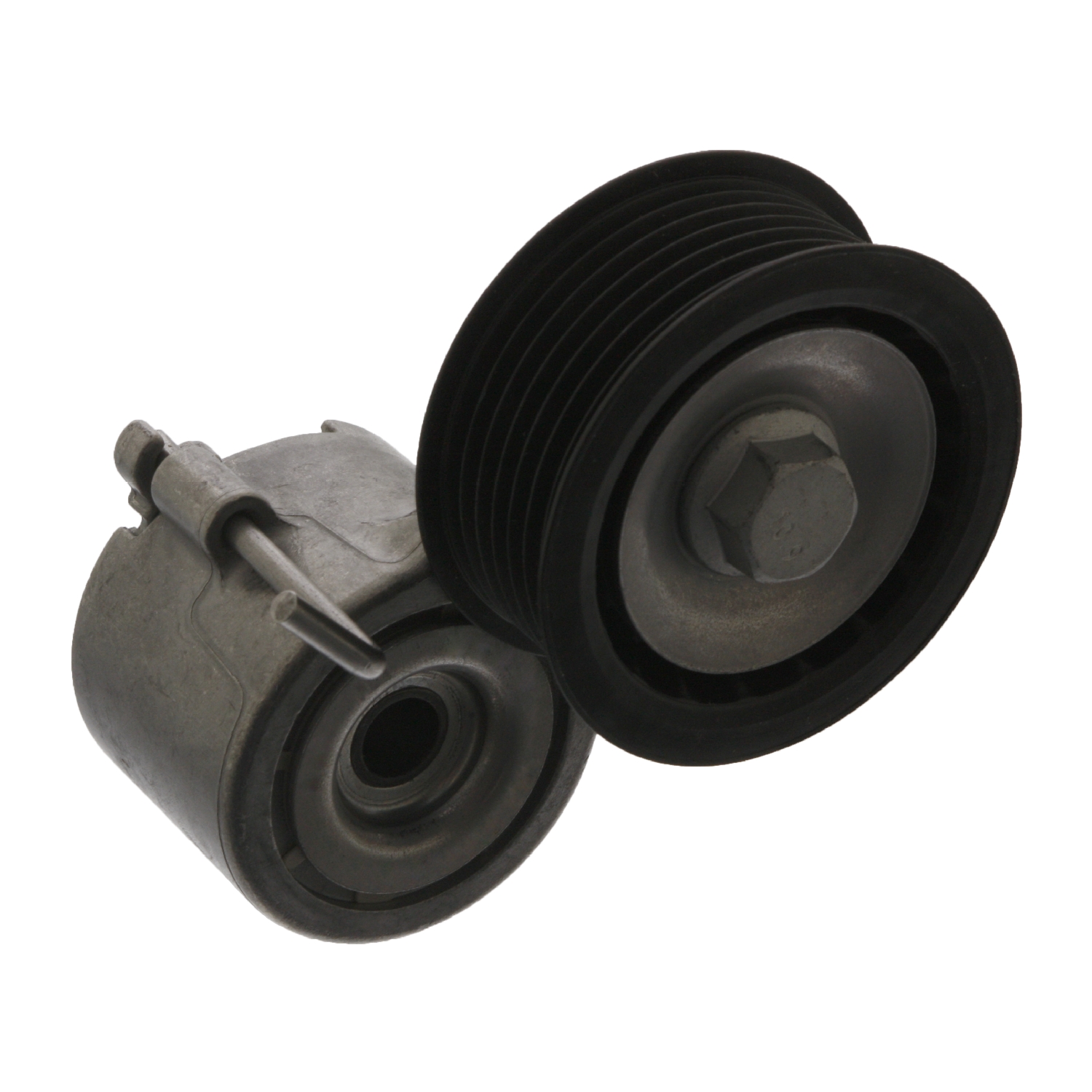 FEBI | Tensioner Assembly for auxiliary belt 43787 | OE 06E 903 133 AF | Fits Audi, Porsche