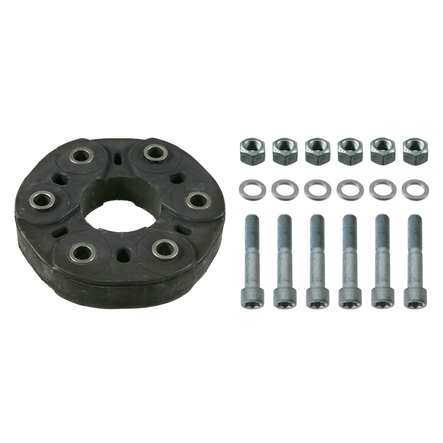 FEBI | Flexible Coupling Kit for propshaft 19108 | OE 230 410 01 15 | Fits Mercedes-Benz