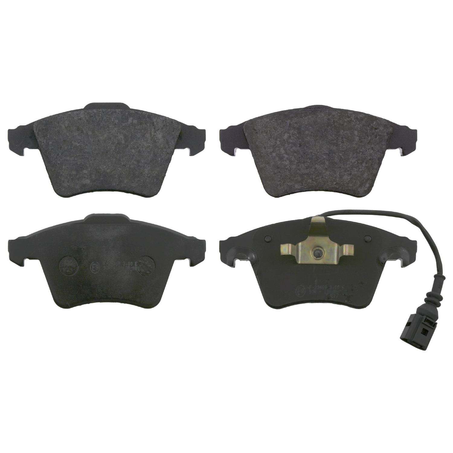 FEBI | Brake Pad Set 16462 | OE 7H0 698 151 D | Fits Volkswagen (VW), General Service Number