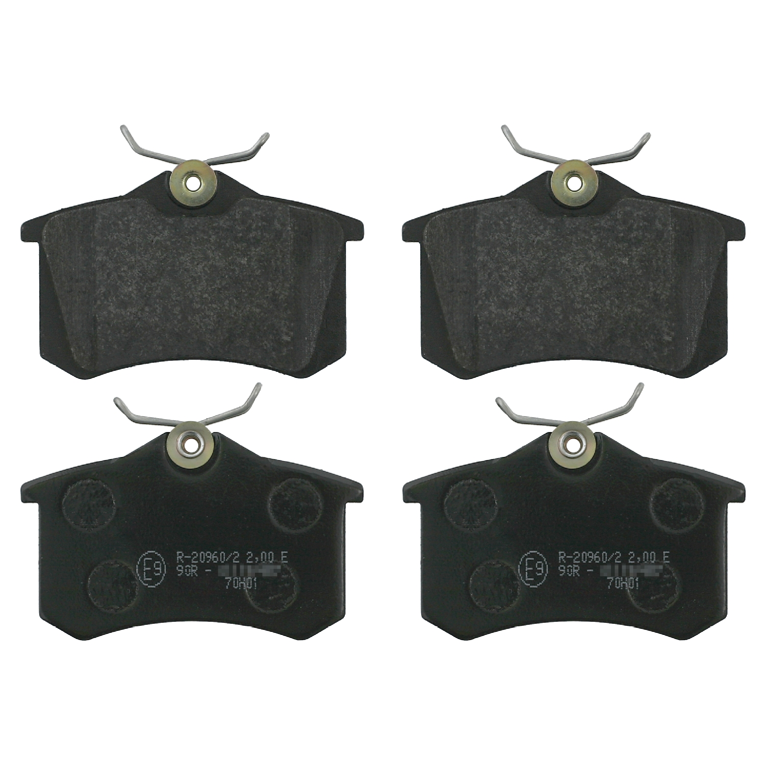 FEBI | Brake Pad Set 16146 | OE 6X0 698 451 A | Fits Audi, Citroën