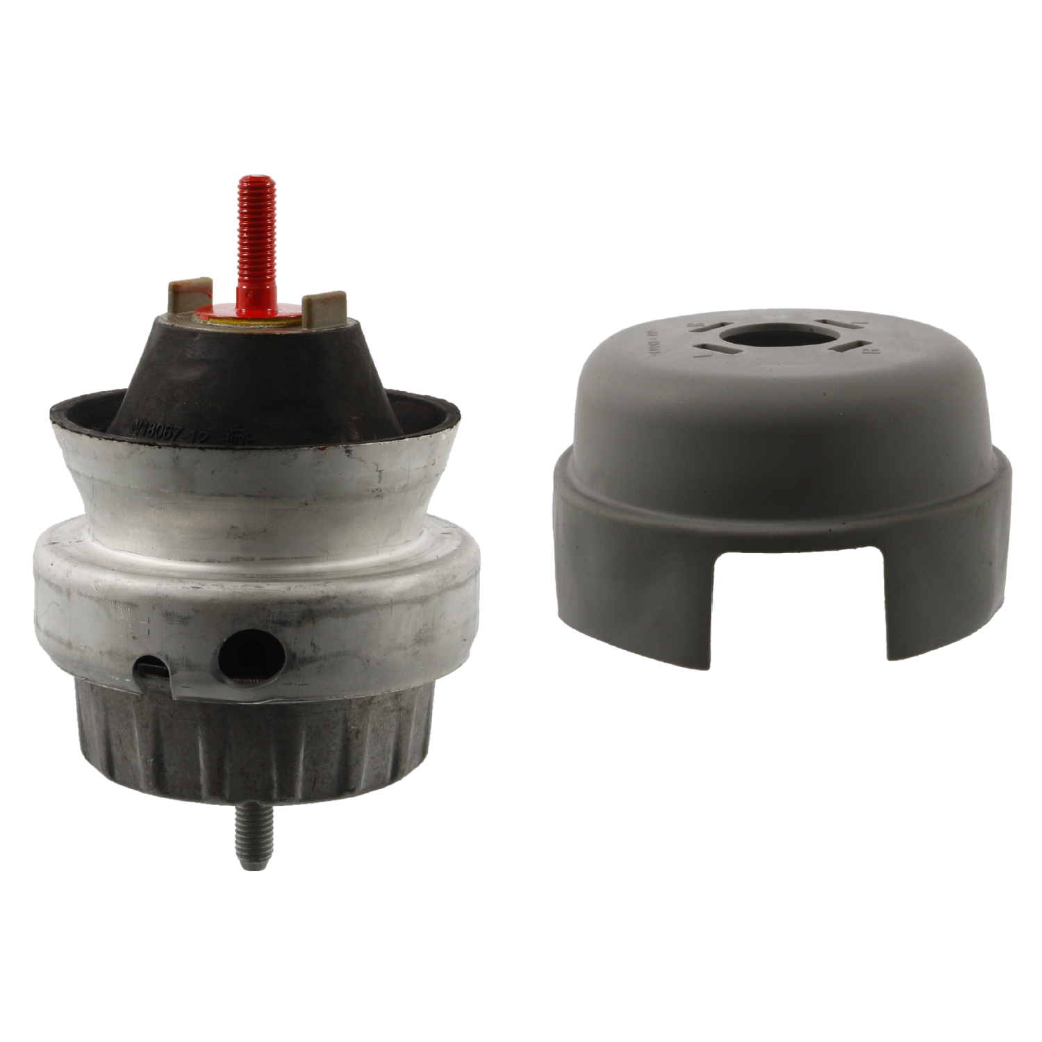 FEBI | Engine Mounting with protective cap 36578 | OE 4F0 199 382 BH | Fits Audi
