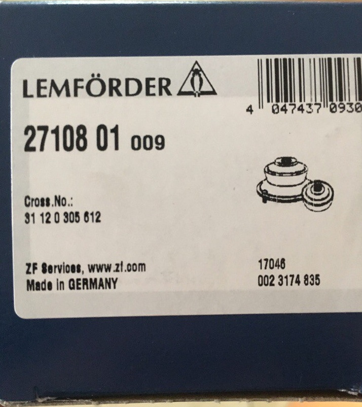 LEMFORDER | BMW Control Arm Bushing - Lemforder 31120305612 2710801 | OE LWR-E60 | Fits BMW 5 Series