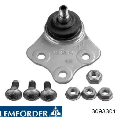 LEMFORDER | Mercedes Ball Joint - Lemforder 0003301007 3093301 | OE LINK-W211 | Fits Mercedes-Benz E-Class