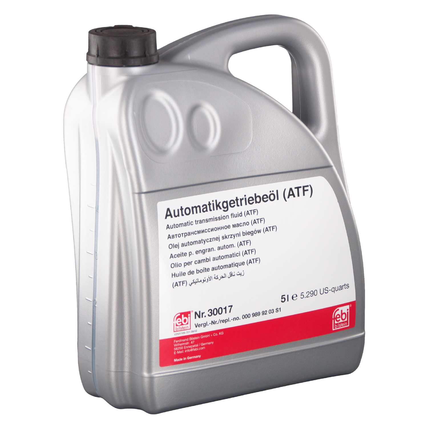FEBI | Automatic Transmission Fluid (ATF) for autom. transmission, converter and 30017 | OE 81 22 9 400 272 | Fits BMW, Mercedes-Benz