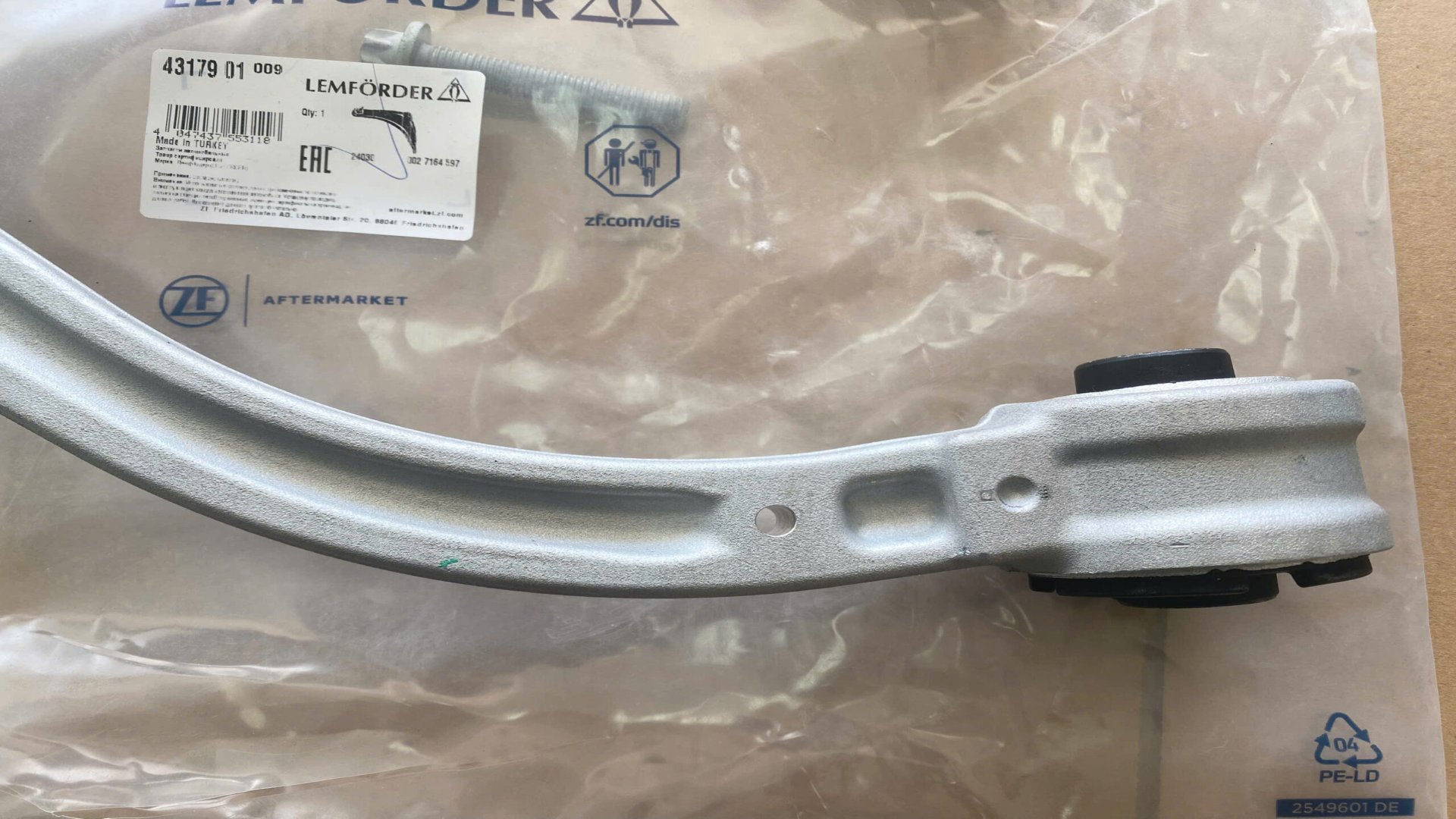 LEMFORDER | Mercedes-Benz Control Arm - Lemforder 2173304000 4317901 | OE not available | Fits Mercedes-Benz S-Class