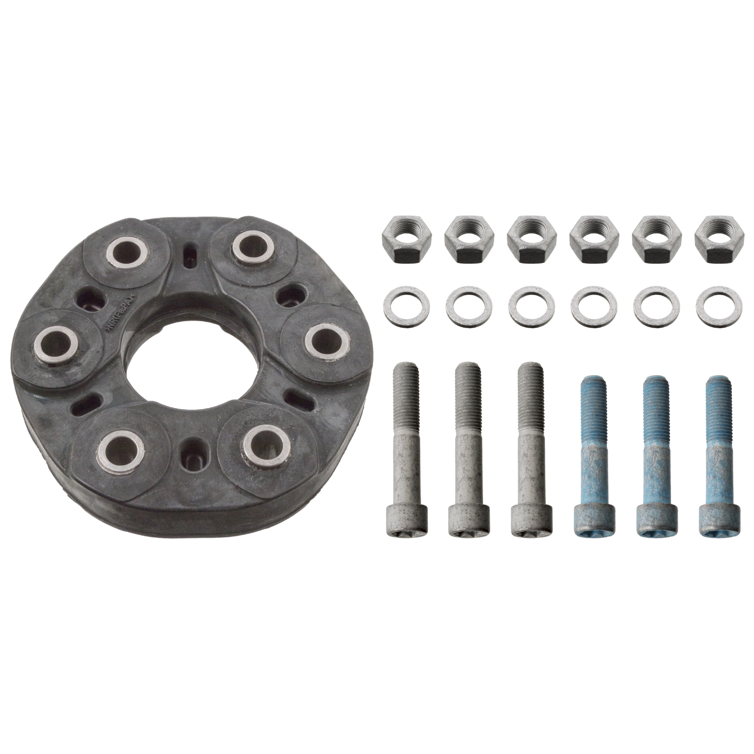 FEBI | Flexible Coupling Kit for propshaft 21201 | OE 211 410 04 15 | Fits Mercedes-Benz