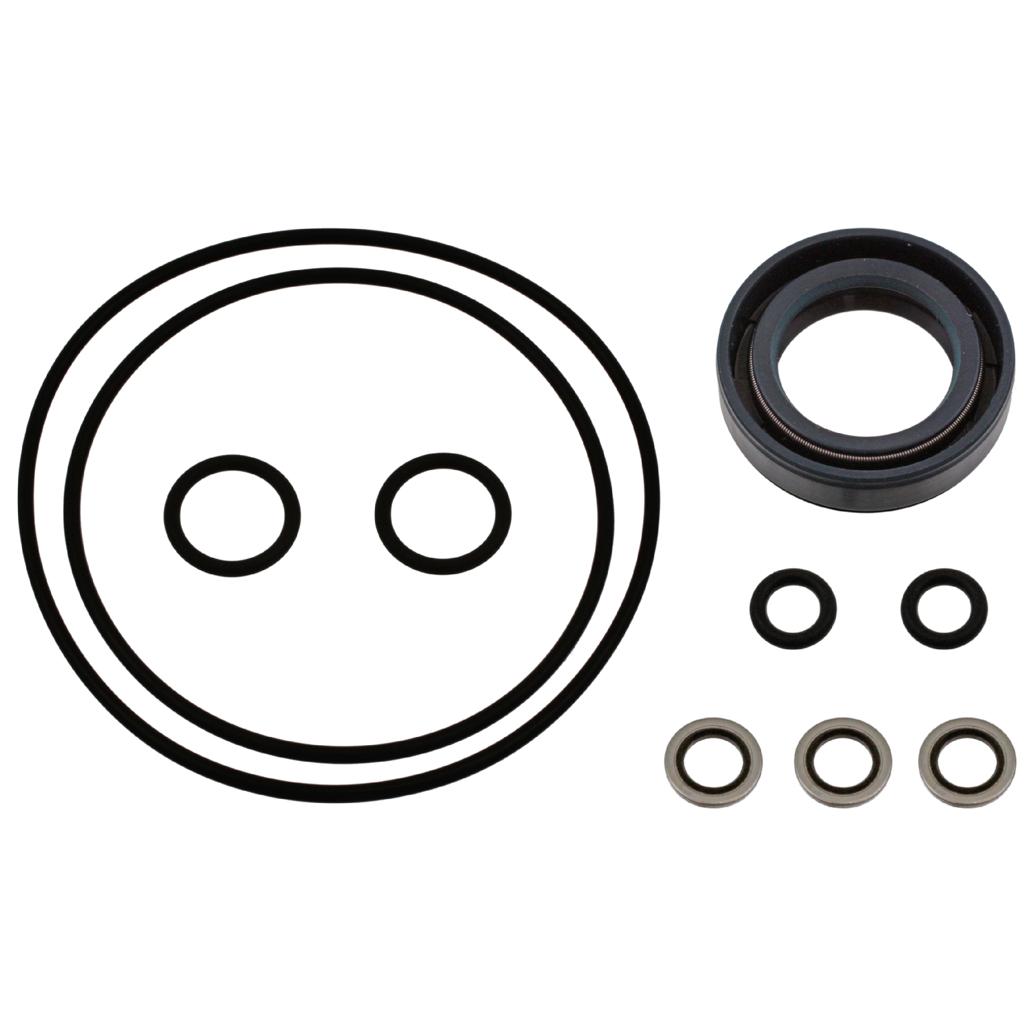 FEBI | Gasket Set for power steering pump 19154 | OE 000 460 48 61 | Fits Mercedes-Benz