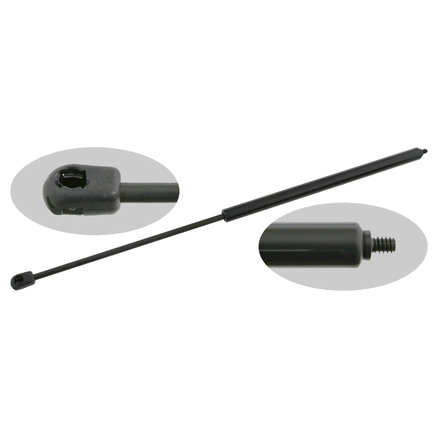 FEBI | Gas Spring for bonnet 24739 | OE 203 880 00 29 | Fits Mercedes-Benz