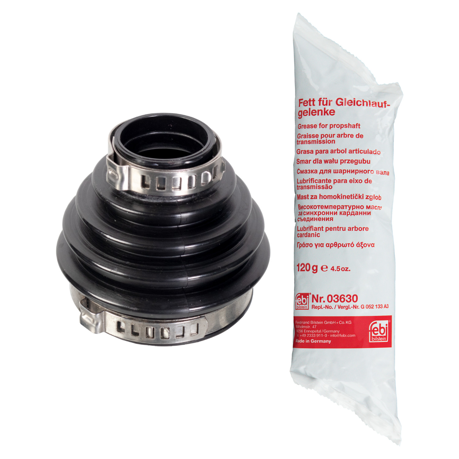 FEBI | CV Boot Kit 100224 | OE 1K0 598 203 | Fits Audi, CUPRA