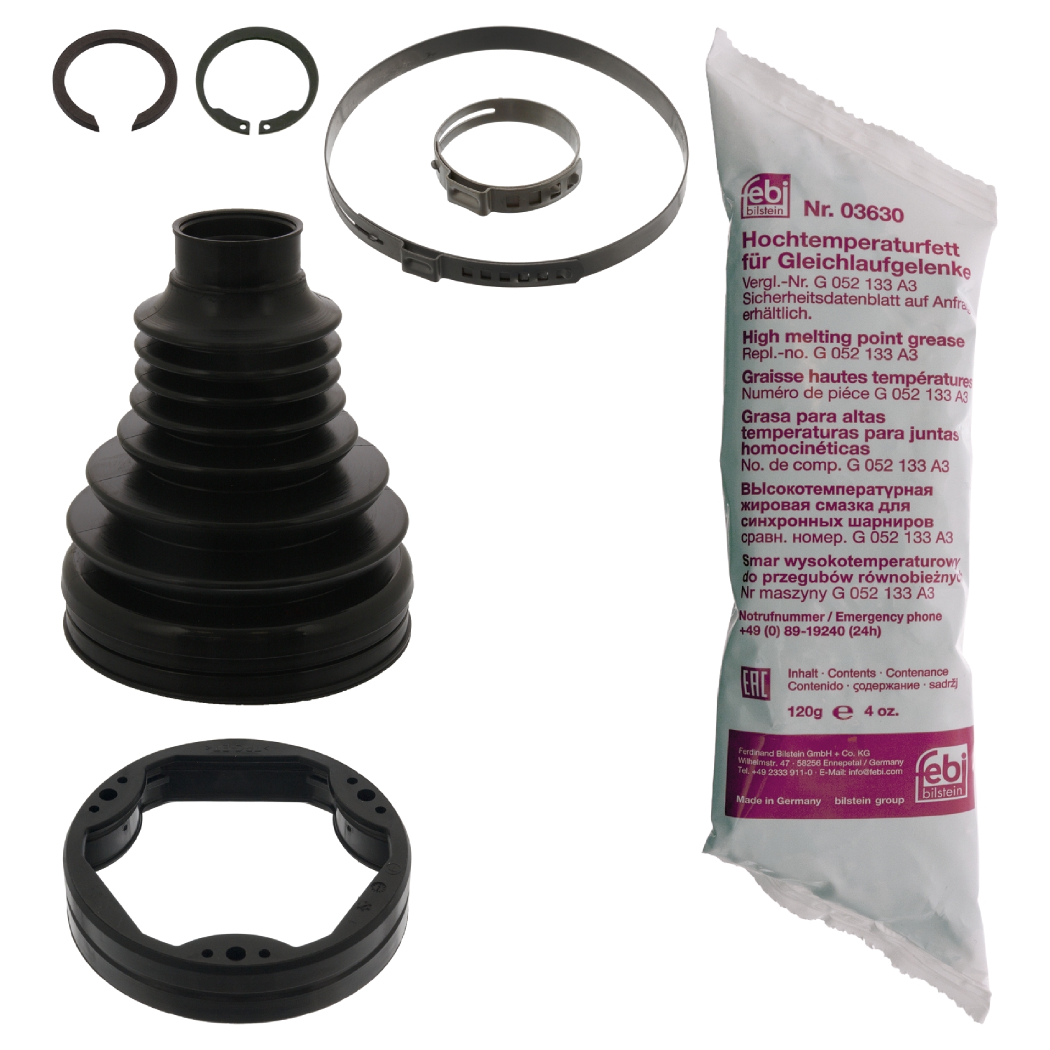 FEBI | CV Boot Kit 44151 | OE 71771169 | Fits Abarth, Alfa Romeo