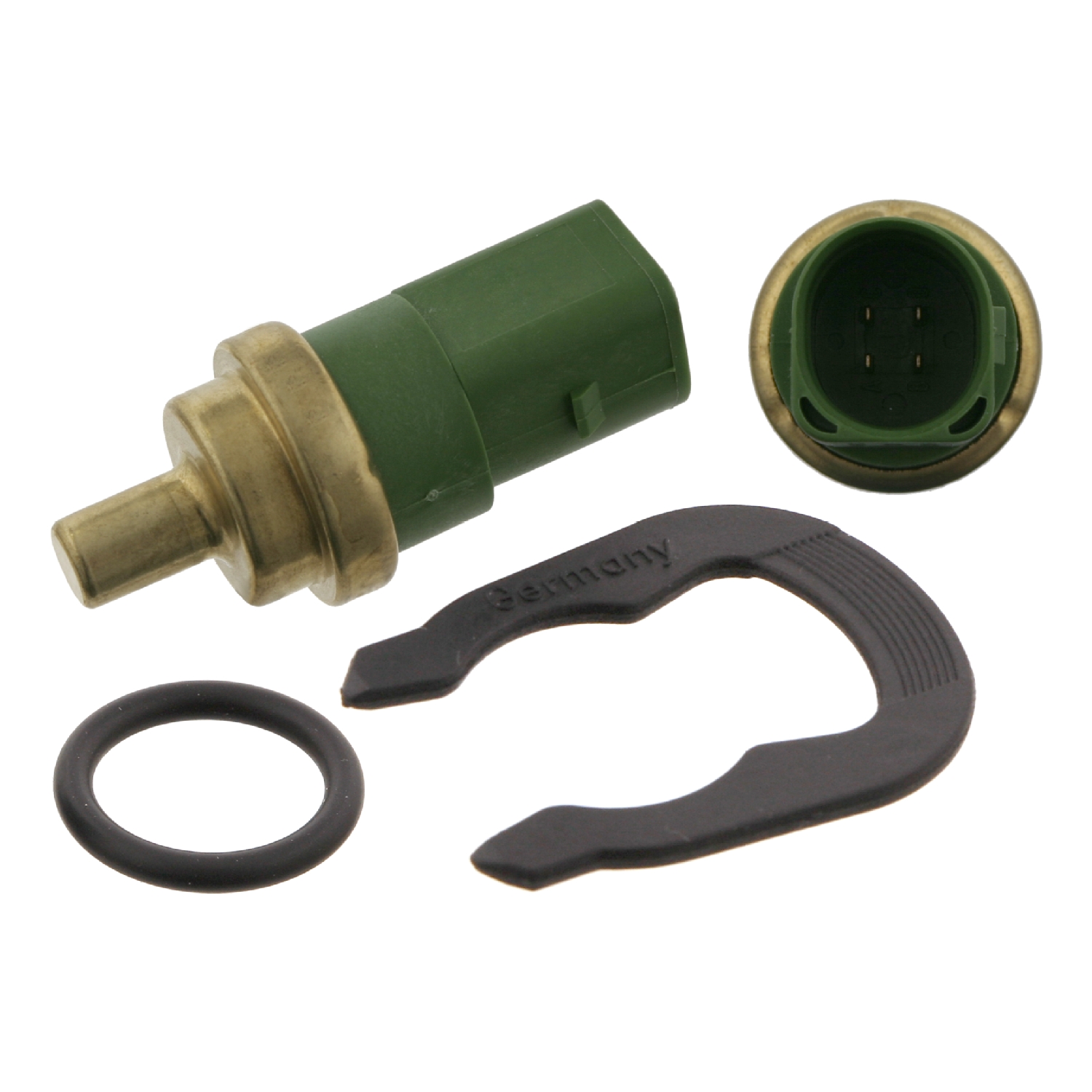 FEBI | Coolant Temperature Sensor with seal and retaining spring 32510 | OE 059 919 501 A S1 | Fits Audi, Ford