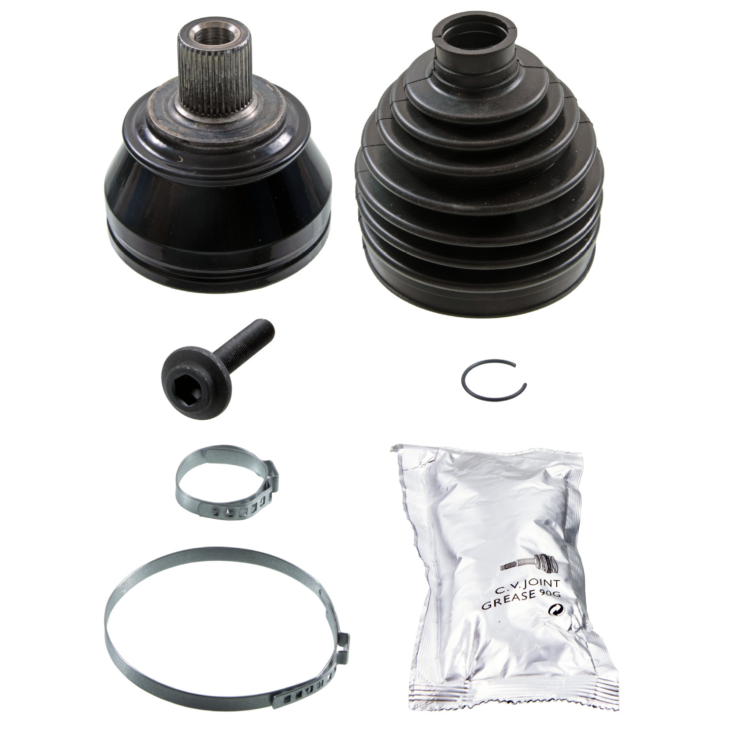 FEBI | Drive Shaft Joint Kit 196451 | OE 4E0 498 099 A S1 | Fits Audi, Volkswagen (VW)