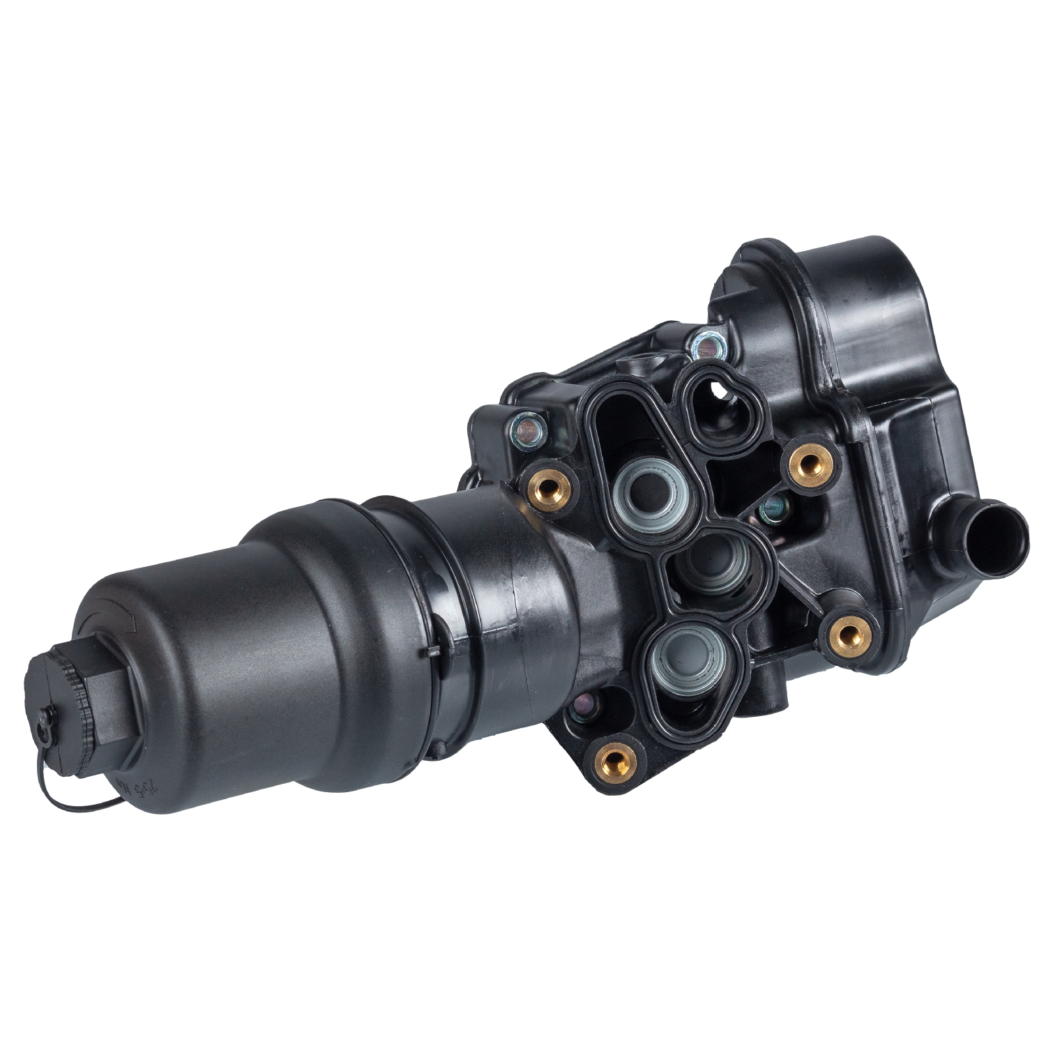 FEBI | Oil Filter Housing with oil filter 109169 | OE 06F 115 397 L | Fits Audi, Seat