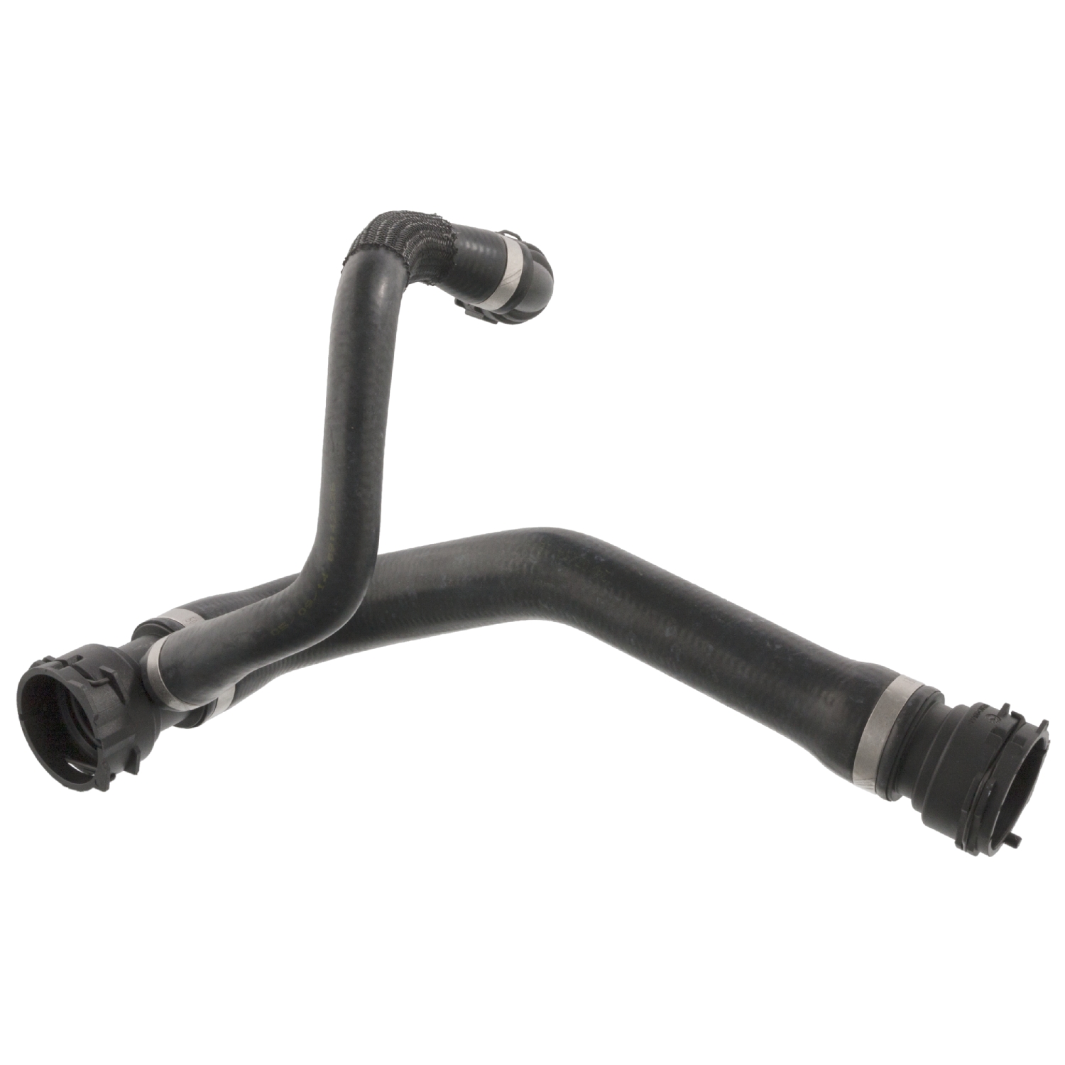 FEBI | Coolant Hose with quick connectors 46036 | OE 17 12 7 536 230 | Fits Audi Q7