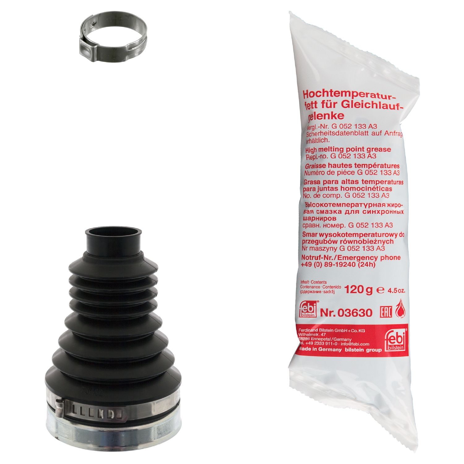 FEBI | CV Boot Kit 101855 | OE 203 330 00 85 S1 | Fits Mercedes-Benz