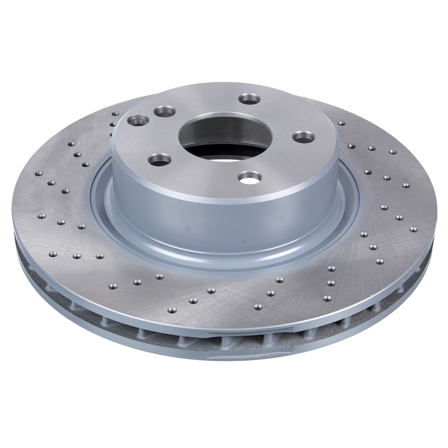 FEBI | Brake Disc 22683 | OE 220 421 09 12 | Fits Mercedes-Benz