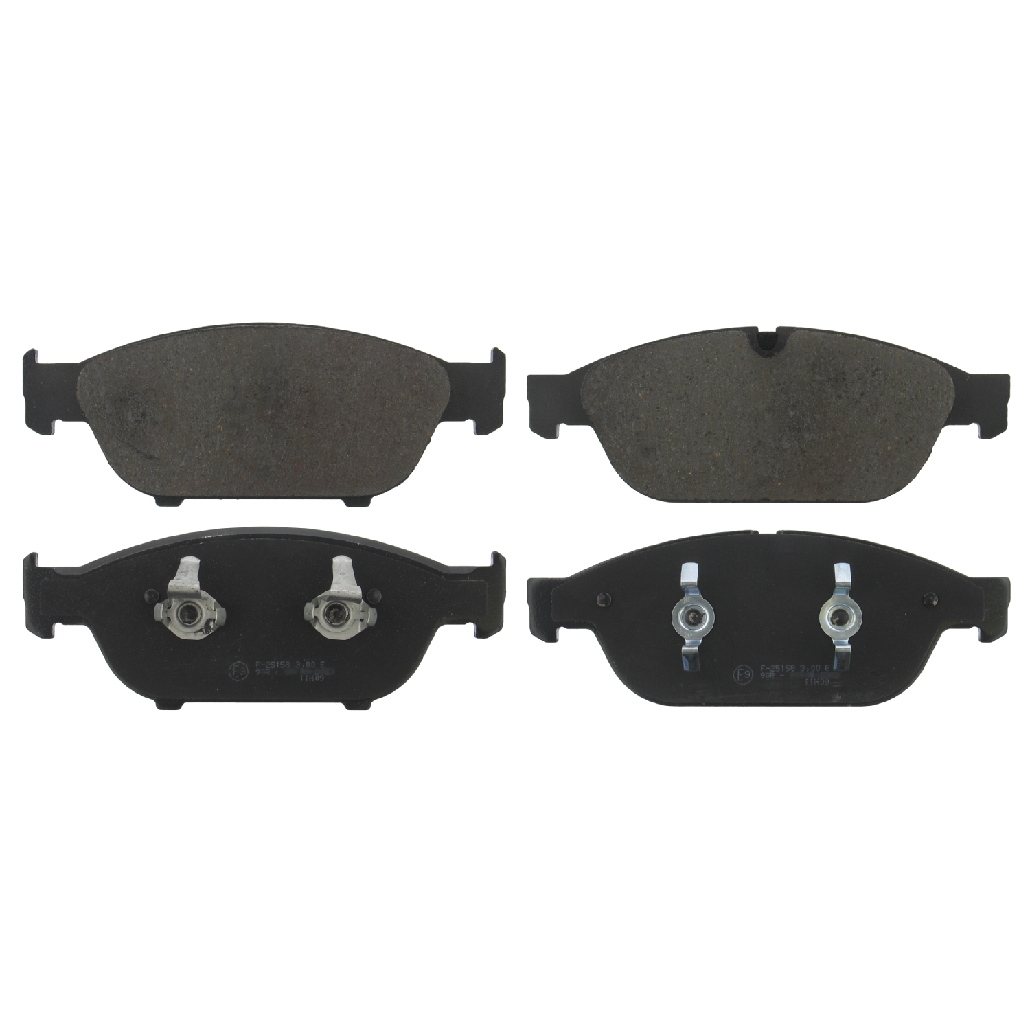 FEBI | Brake Pad Set 16823 | OE 4H0 698 151 G | Fits Audi, General Service Number