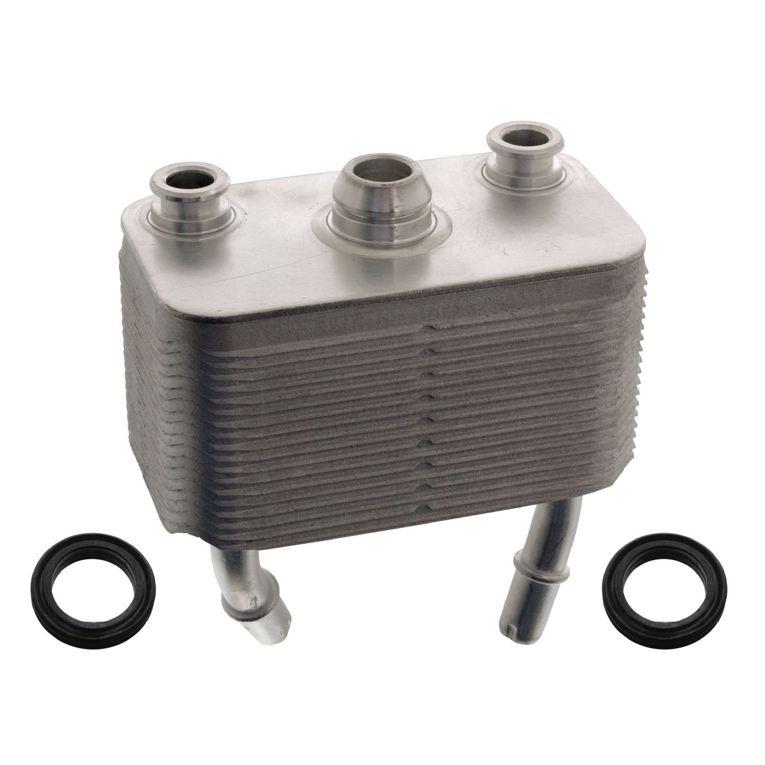 FEBI | Oil Cooler for automatic transmission, with seal rings 100127 | OE 17 20 7 500 754 | Fits BMW X5