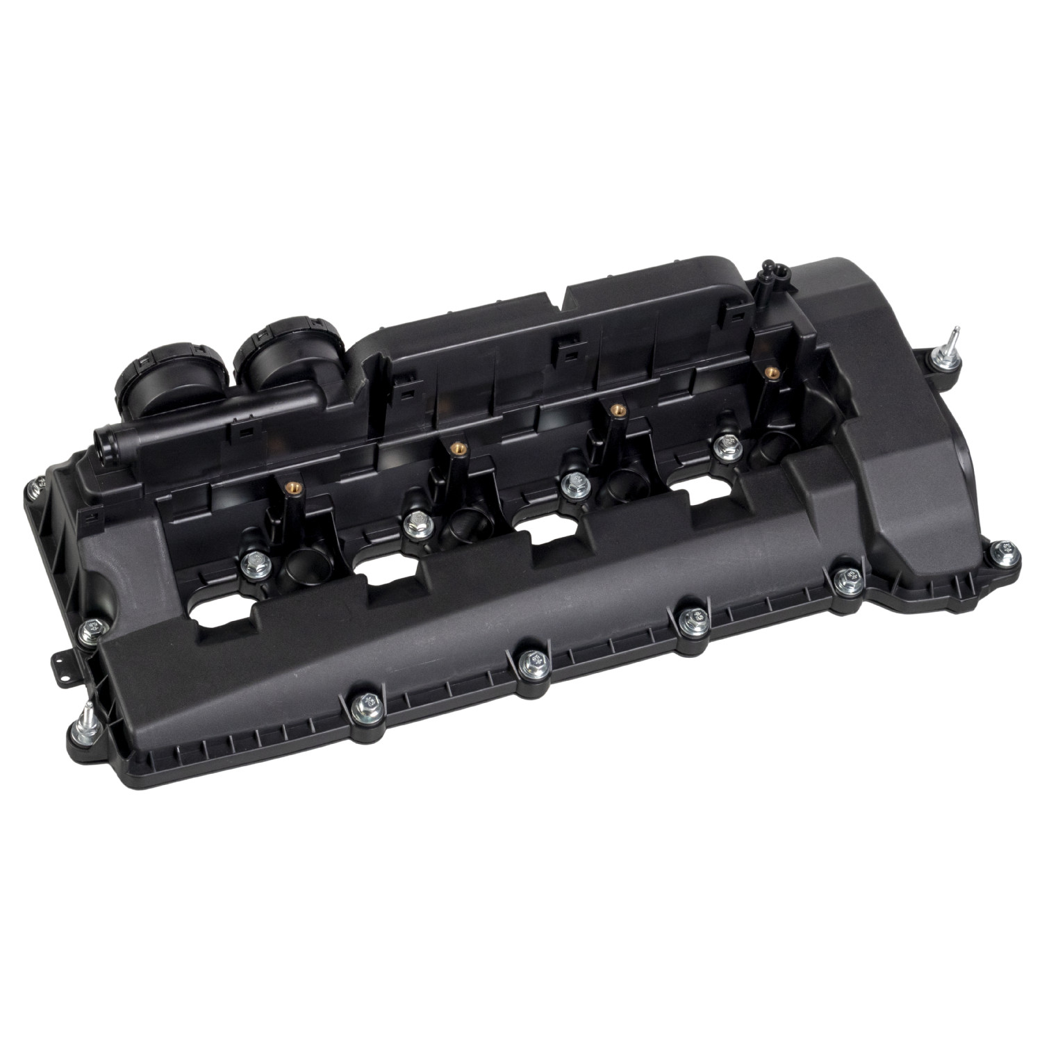 FEBI | Rocker Cover with vent valve and gasket 182648 | OE 8W93-6P036-AK | Fits Ford, Jaguar