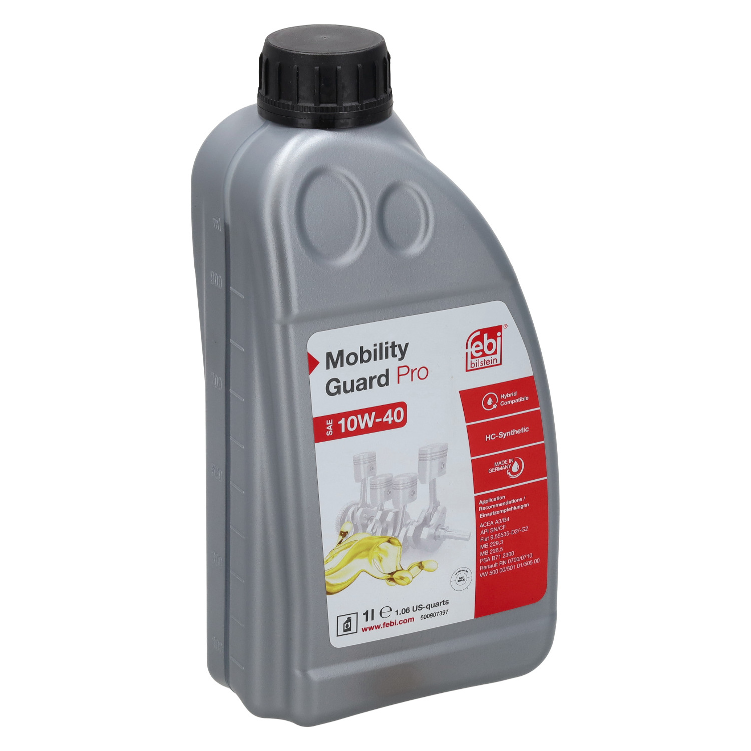 FEBI | Engine Oil SAE 10W-40 32931 | OE G 055 107 M2 | Fits CUPRA, Mercedes-Benz