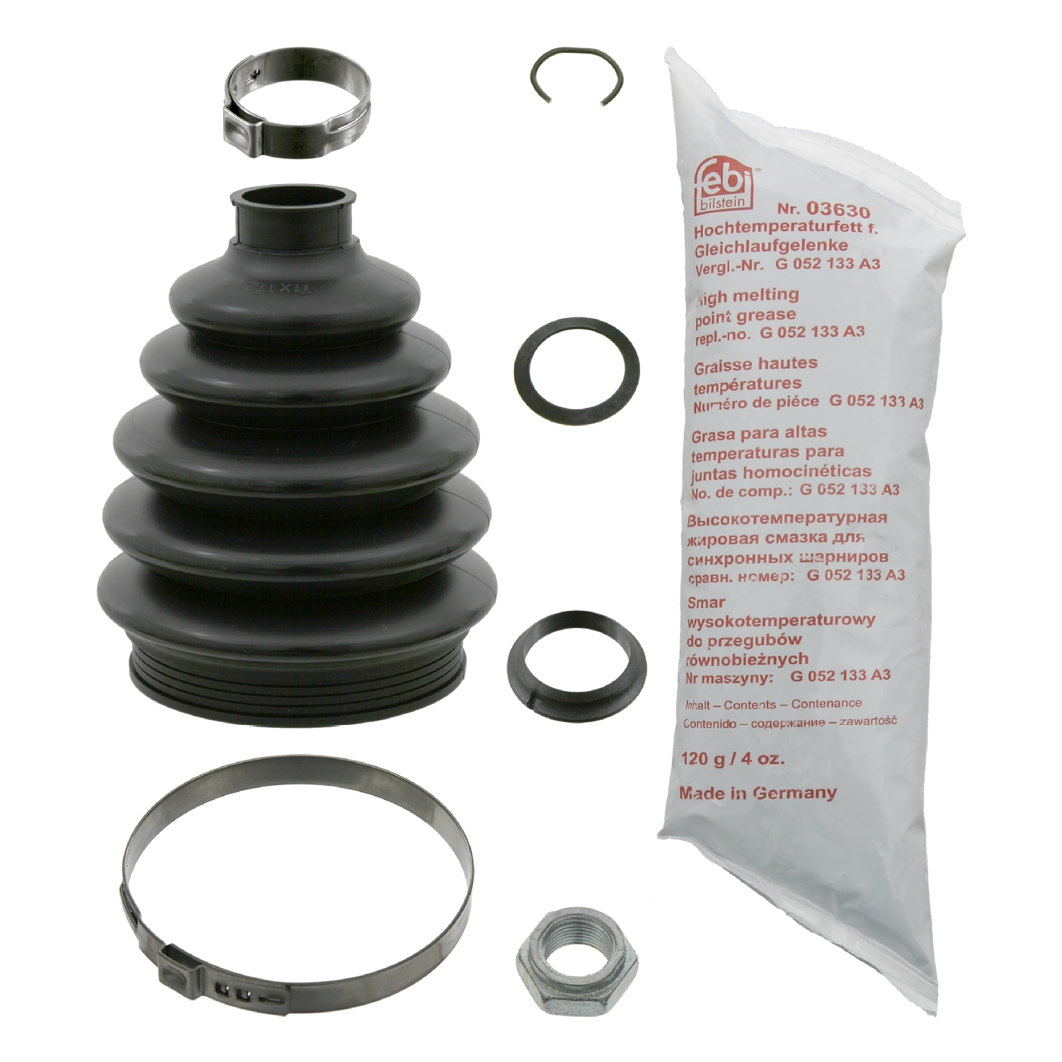 FEBI | CV Boot Kit 8022 | OE 1H0 498 203 | Fits Seat, Volkswagen (VW)