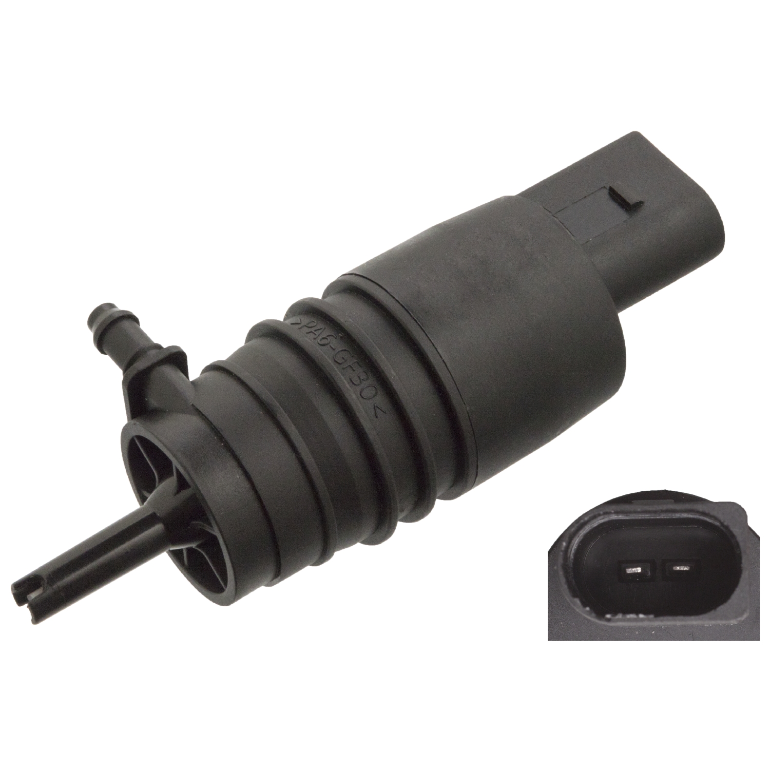 FEBI | Washer Pump for windscreen- and headlight-washer system 23113 | OE 67 12 7 310 147 | Fits Alpina (BMW), Audi