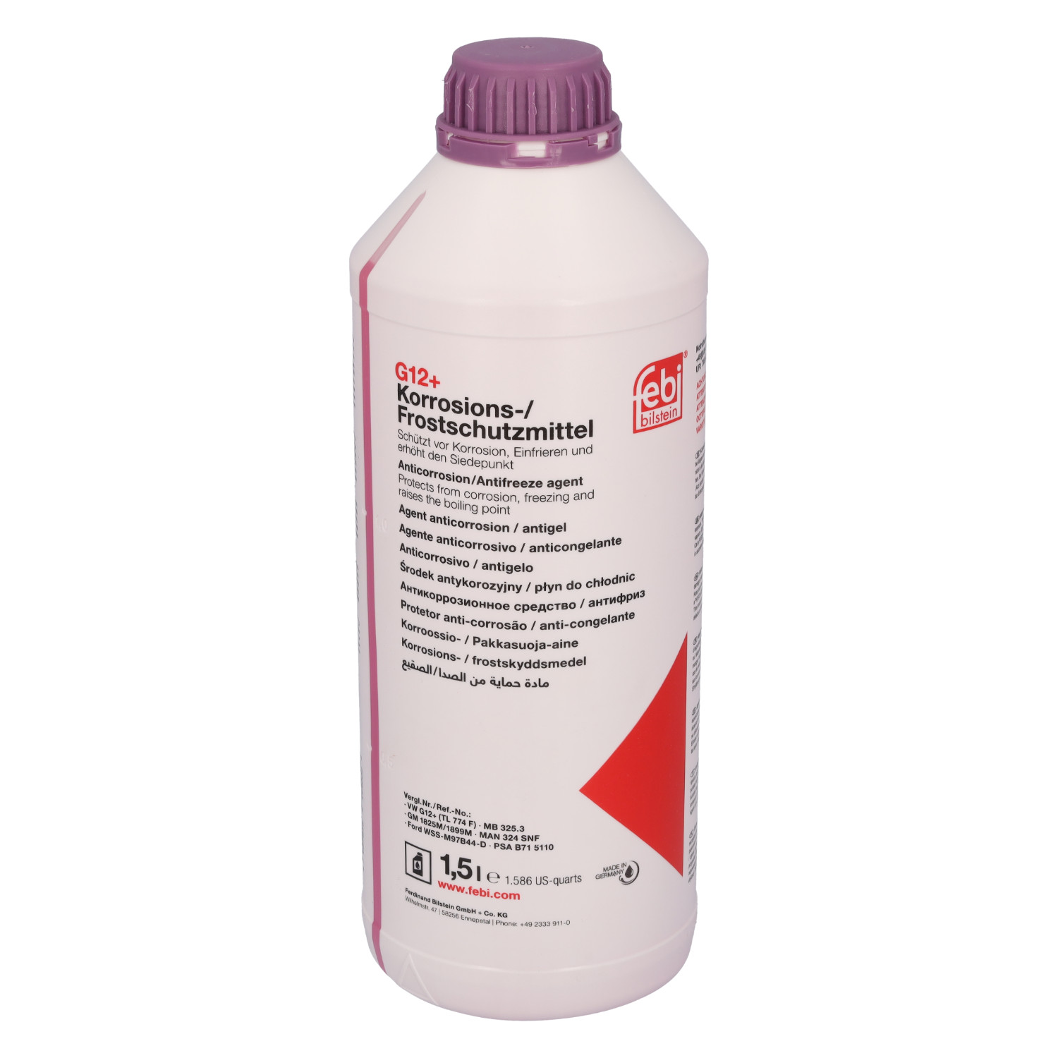 FEBI | Coolant G12+ (Concentrate 19400 | OE 9.55523 | Fits Abarth, Alfa Romeo