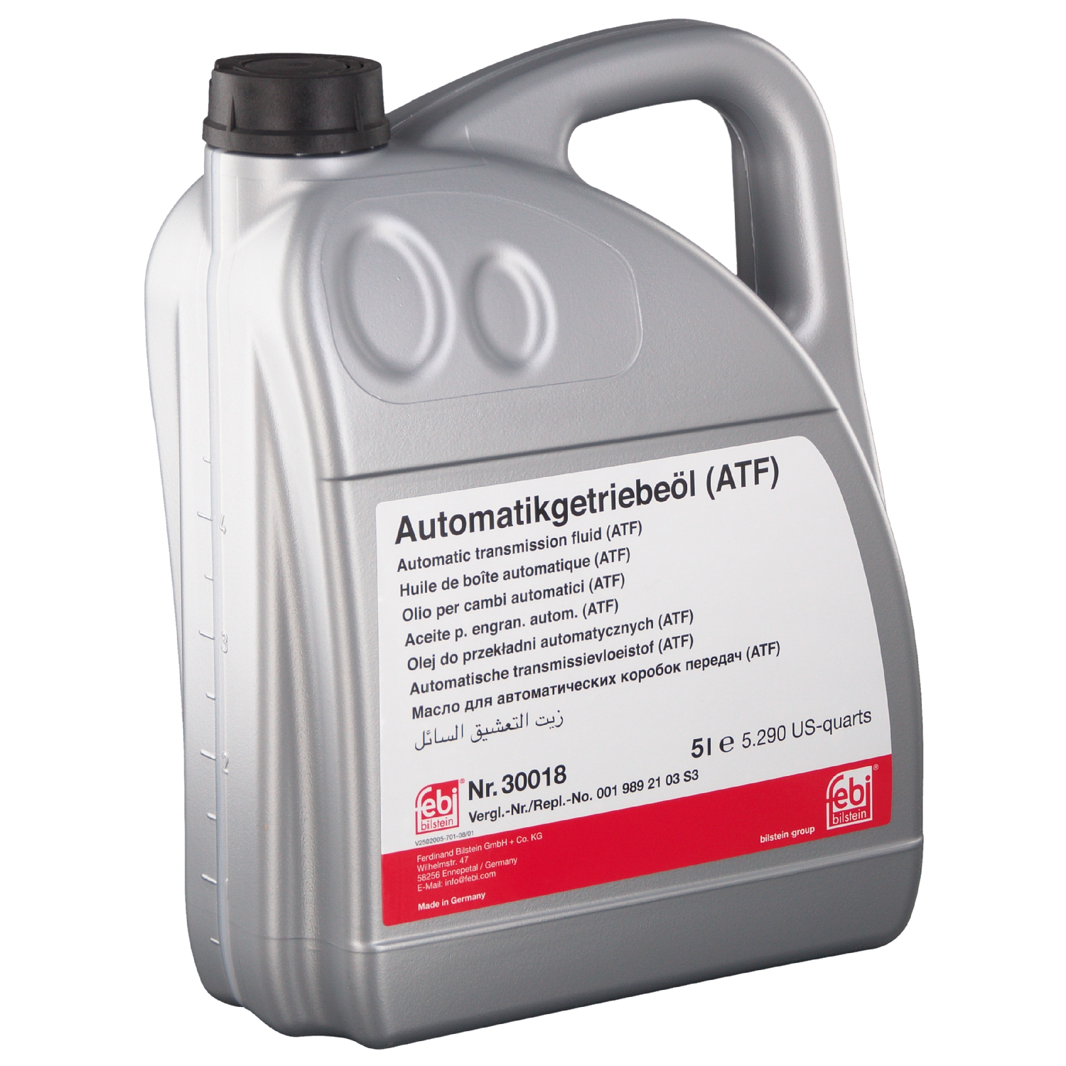 FEBI | Automatic Transmission Fluid (ATF) for autom. transmission, converter and 30018 | OE 52107891AA | Fits Acura, Ford