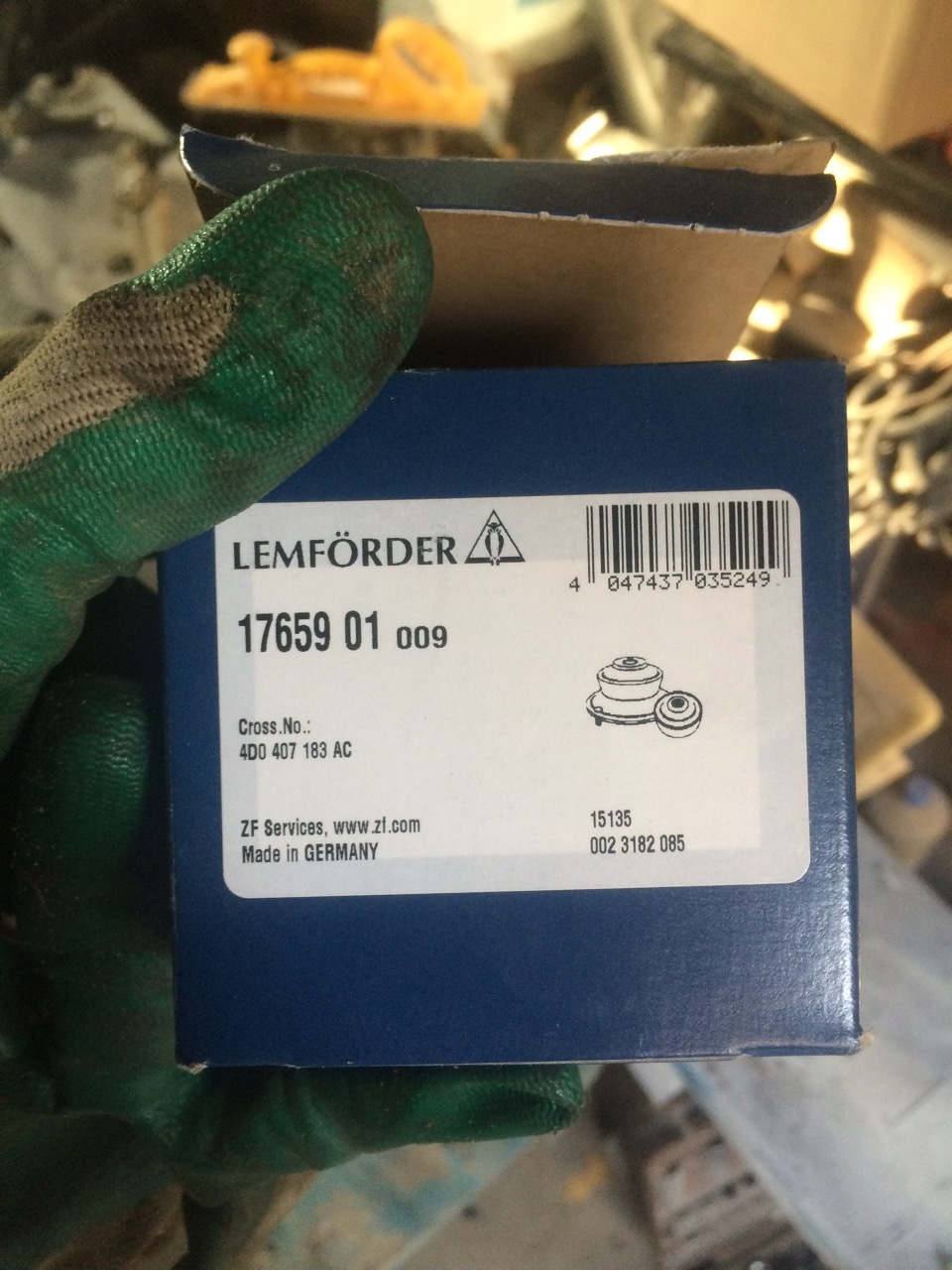 LEMFORDER | Audi VW Control Arm Bushing - Lemforder 4D0407183AC 1765901 | OE not available | Fits A4, A4 Quattro, A6, A6 Quattro, A8, A8 Quattro, & more