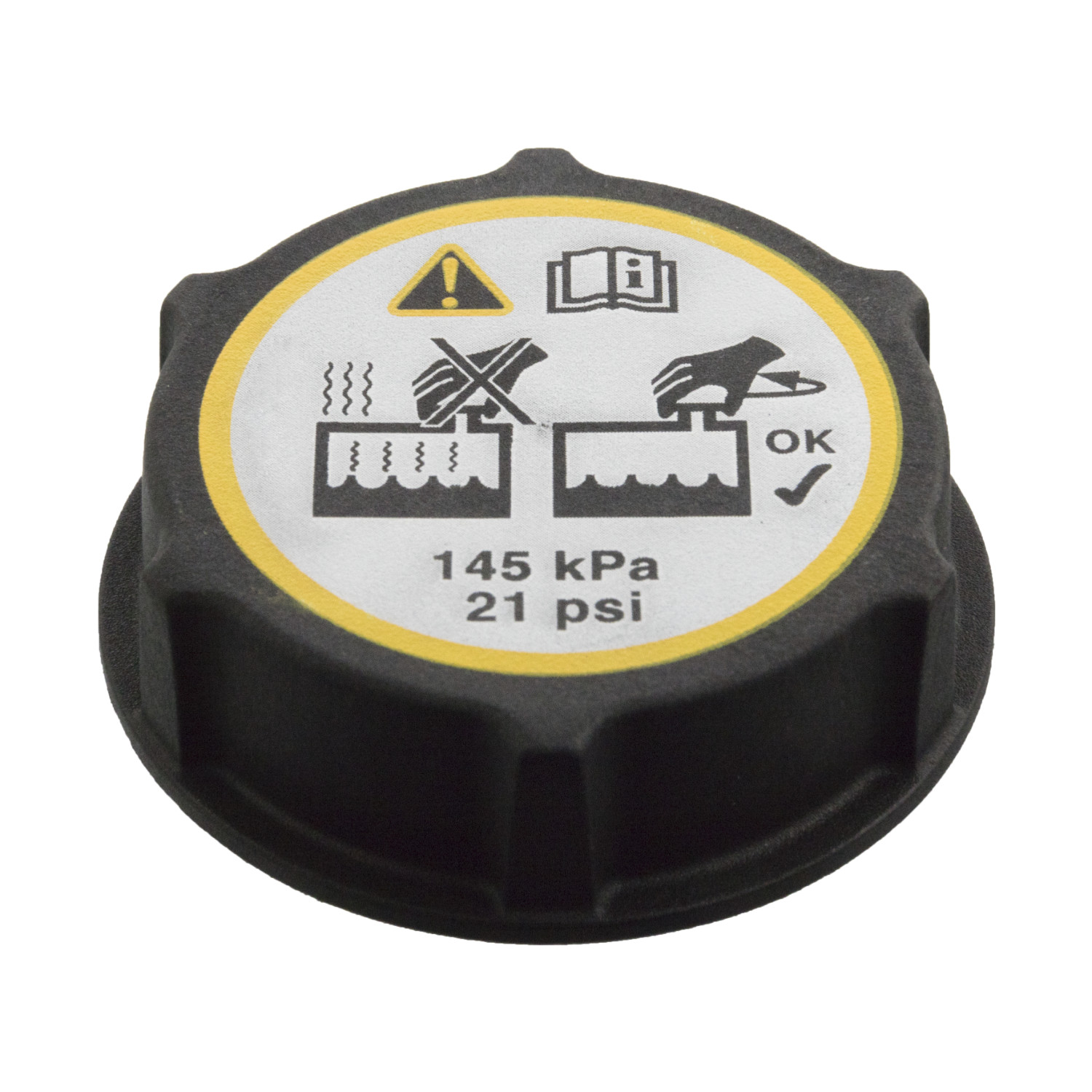 FEBI | Cap for coolant expansion tank 105933 | OE 1 301 104 | Fits Land Rover Evoque