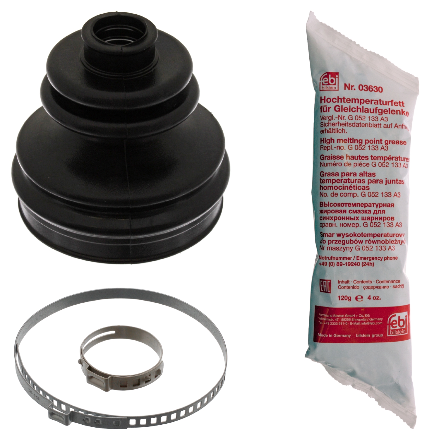 FEBI | CV Boot Kit 38331 | OE 4B0 498 201 SK | Fits Audi, Audi-FAW