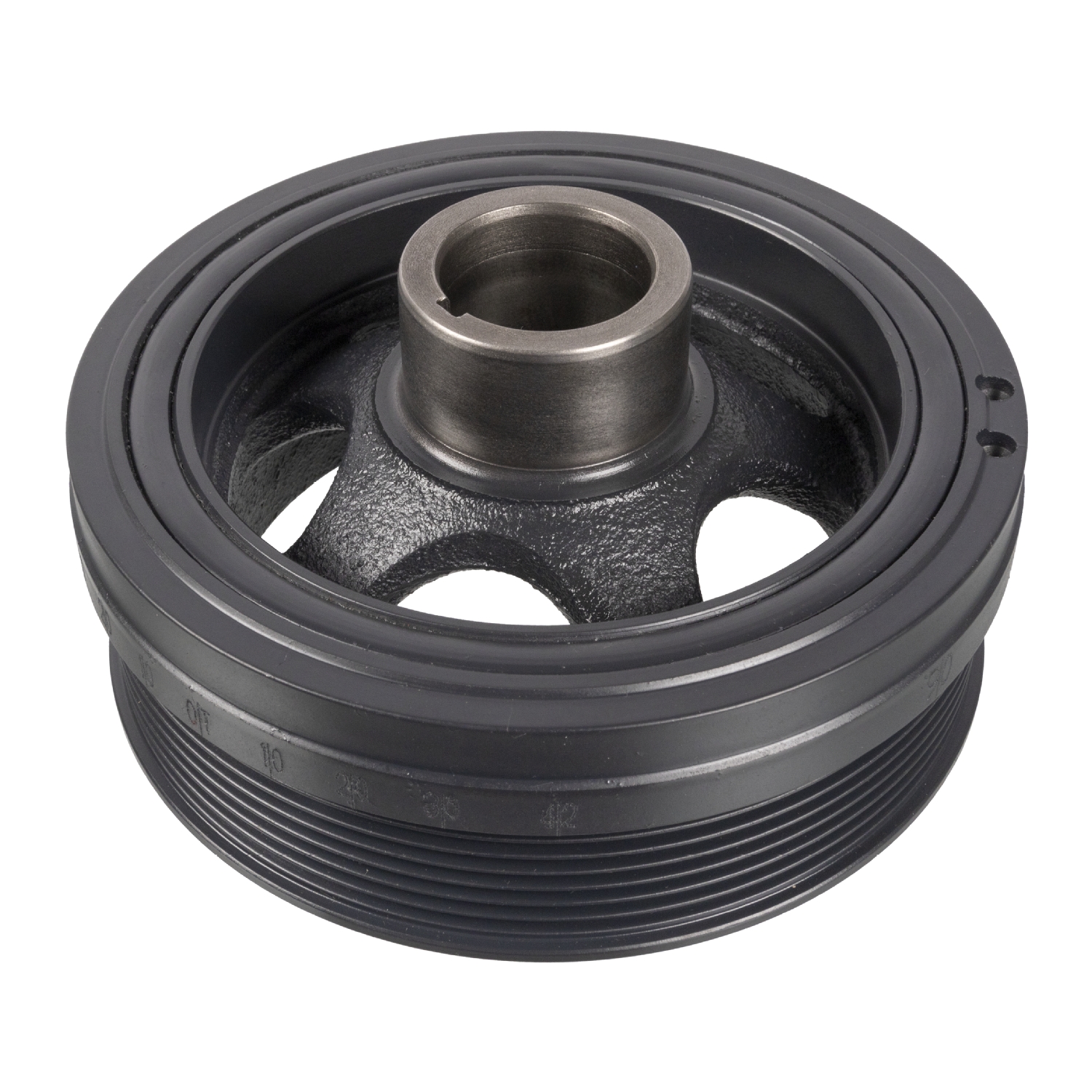 FEBI | TVD Pulley for crankshaft 171097 | OE 642 030 04 03 | Fits Mercedes-Benz