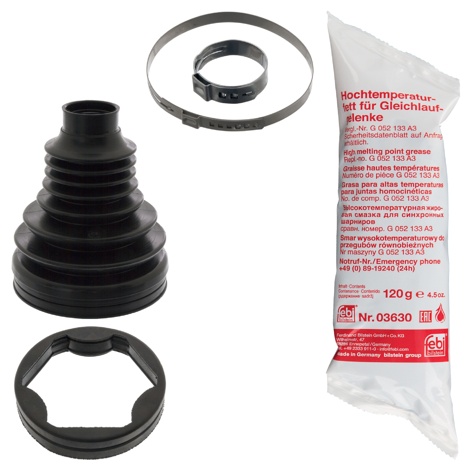 FEBI | CV Boot Kit 100401 | OE 46308265 | Fits Alfa Romeo, Audi