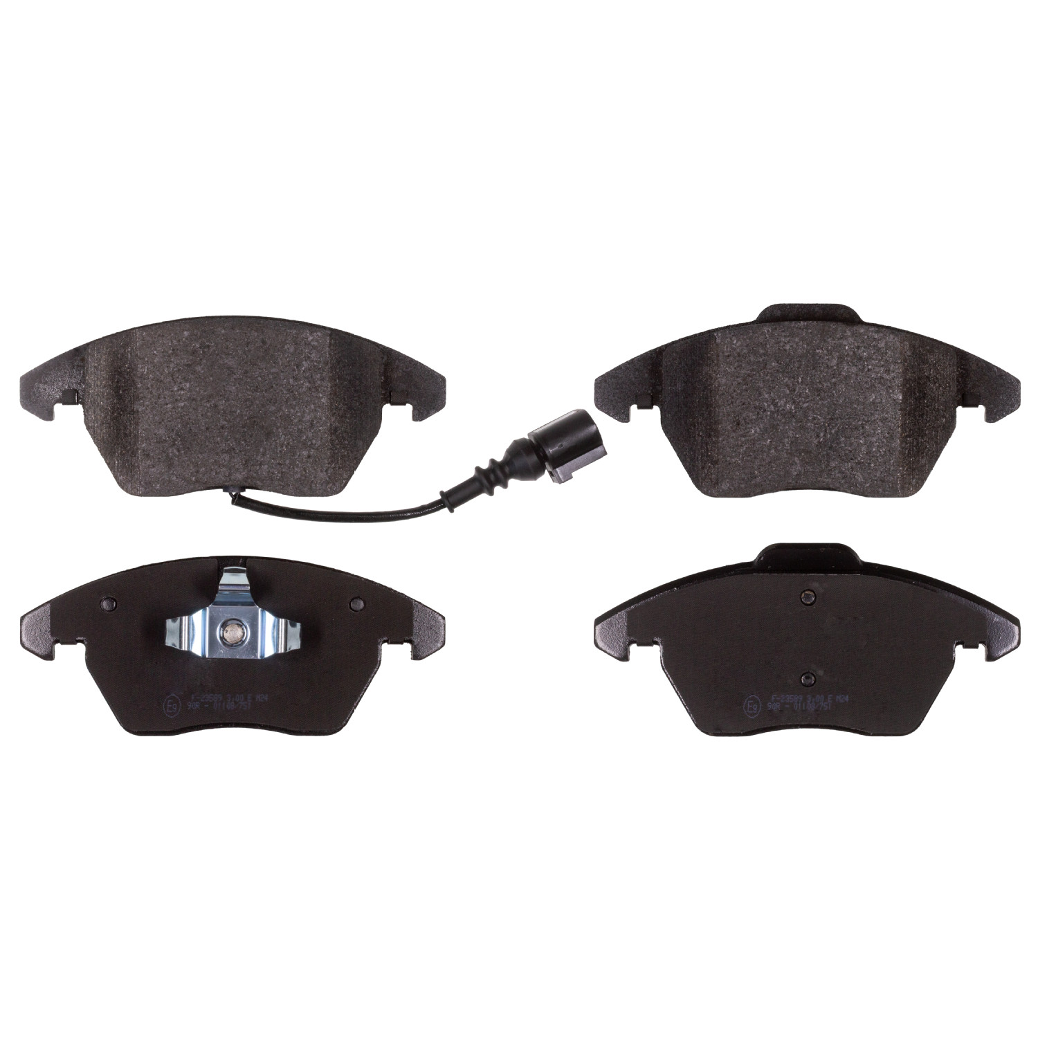 FEBI | Brake Pad Set 16502 | OE 5K0 698 151 | Fits Audi, Seat