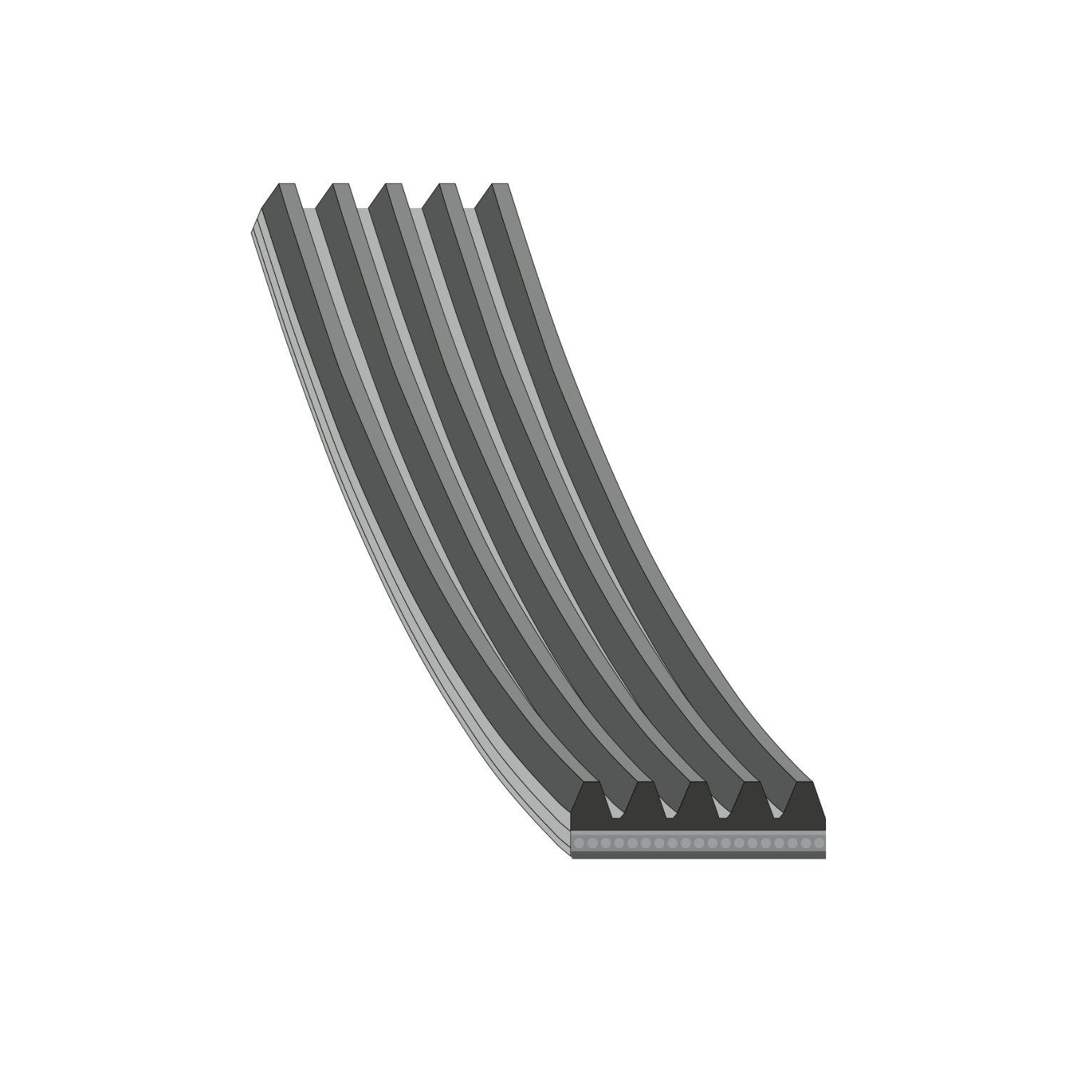 FEBI | Auxiliary Belt 186373 | OE 003 993 45 96 | Fits Mercedes-Benz, General Service Number