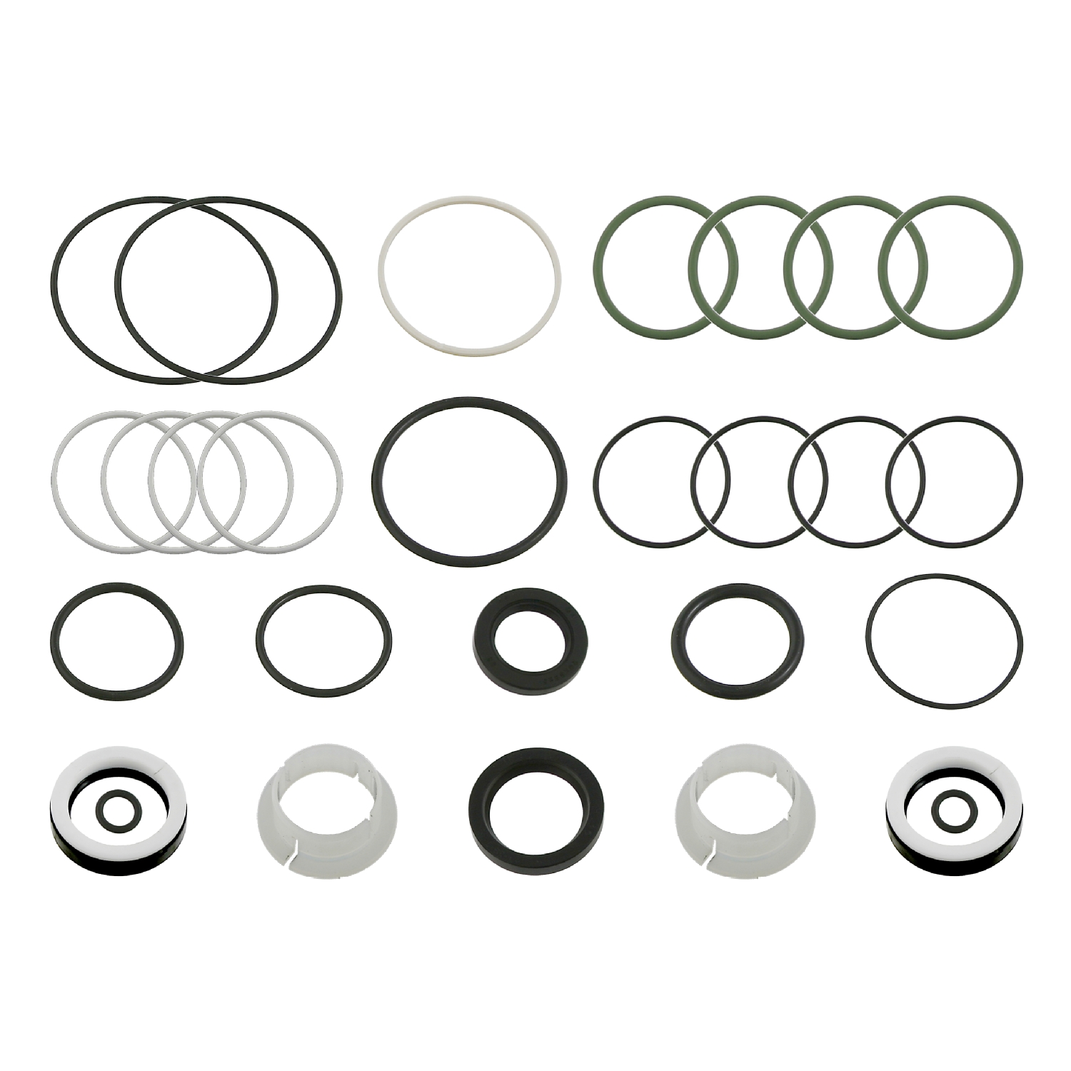 FEBI | Gasket Set for power steering system 26241 | OE 163 460 00 80 S1 | Fits Mercedes-Benz