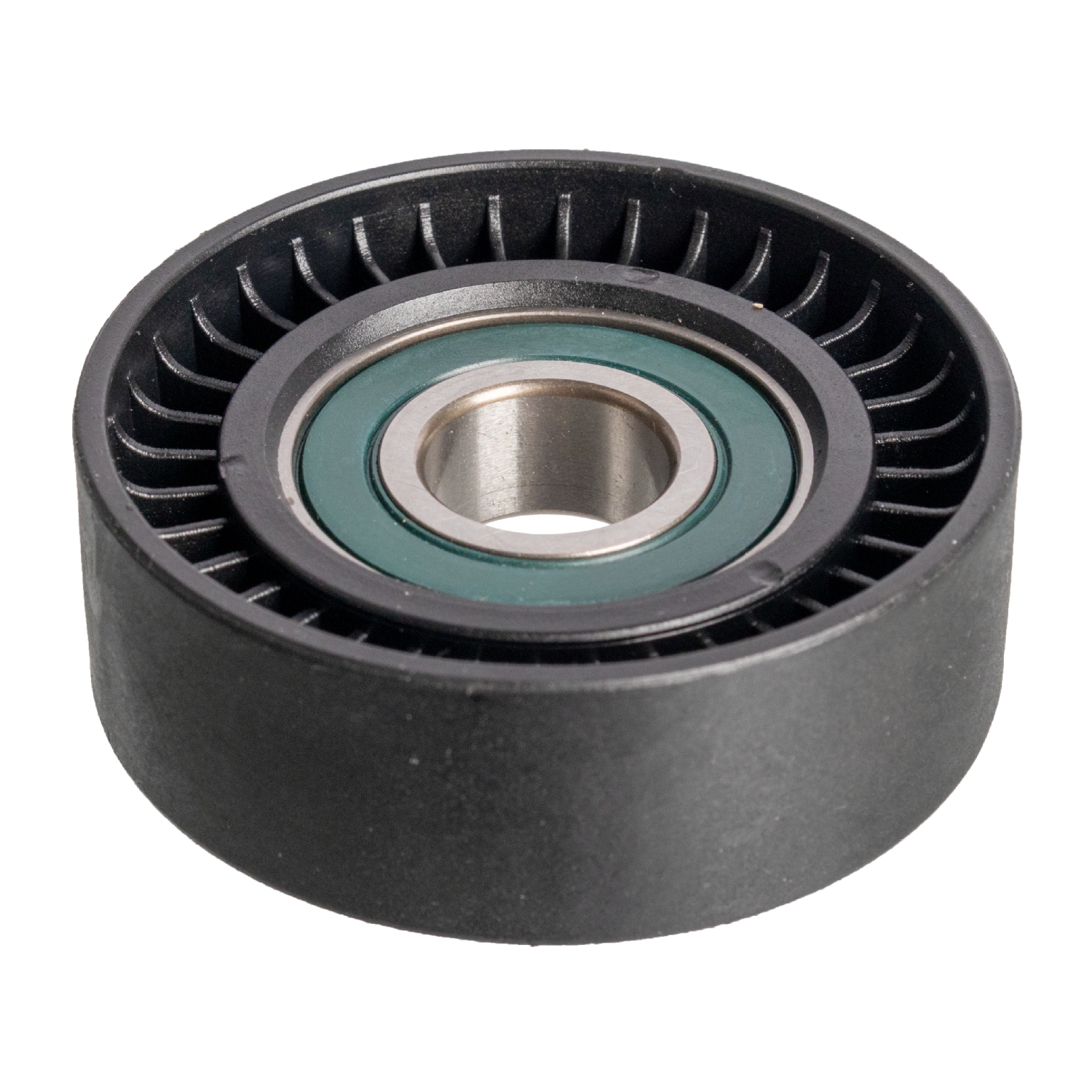 FEBI | Idler Pulley for auxiliary belt 23779 | OE 640 202 04 19 | Fits Mercedes-Benz