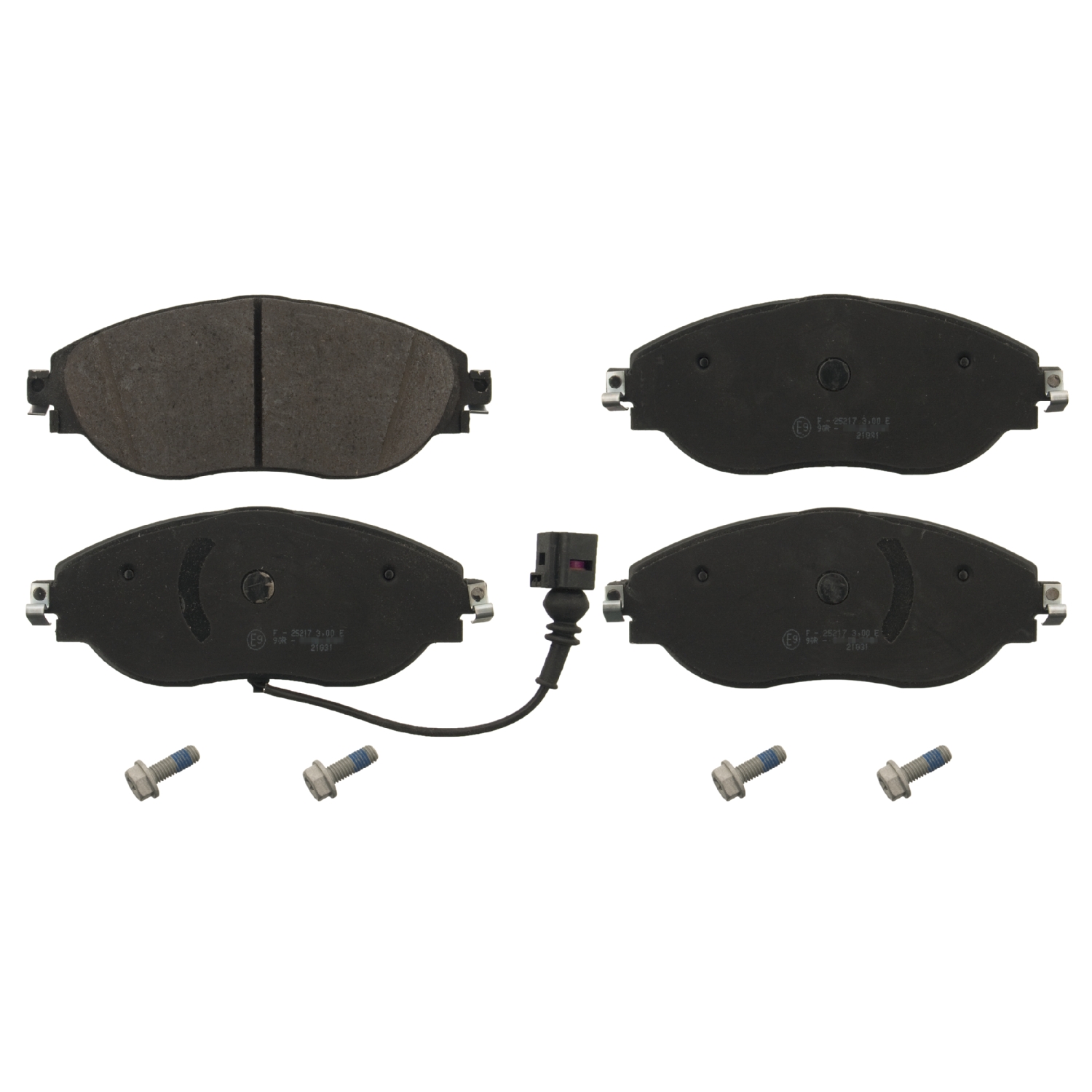 FEBI | Brake Pad Set with bolts 16868 | OE 5Q0 698 151 AJ | Fits Audi, CUPRA