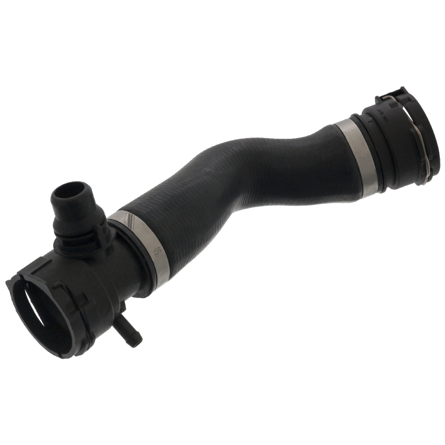 FEBI | Coolant Hose with quick connectors 49257 | OE 17 12 7 531 579 | Fits BMW