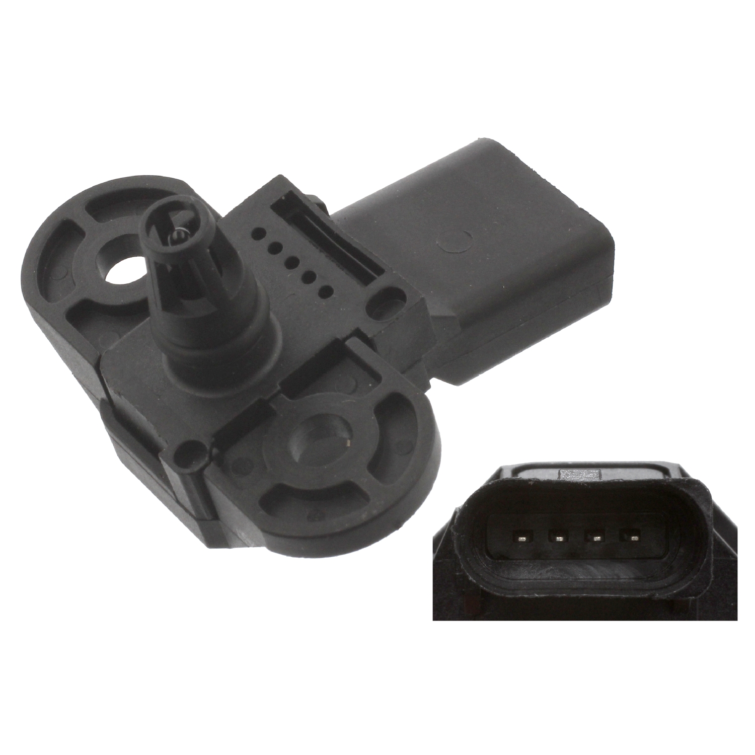 FEBI | Boost-Pressure Sensor 45079 | OE 03C 906 051 F | Fits Audi, Seat