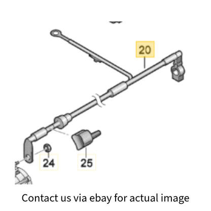 2012–2017 VW Jetta / Beetle / Passat Battery Positive Cable USED OEM 5C0971228M