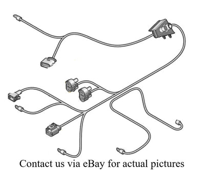 2010–2012 AUDI A4  Wiring Set for Starter Alternator  USED OEM 8K0971228