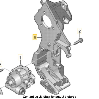 2011–2015 VW Jetta Alternator Mount Bracket Used OEM 06G903141B