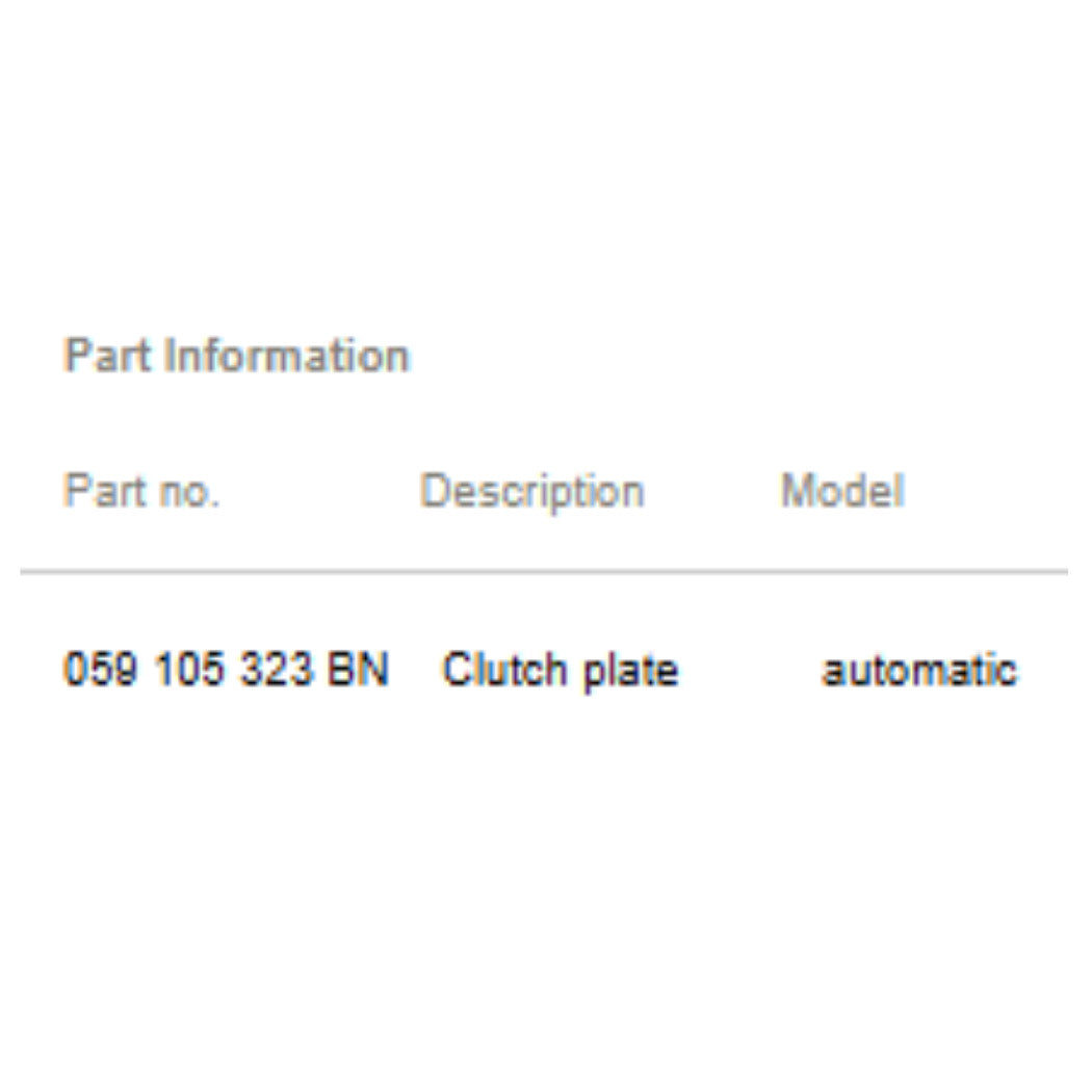 Audi Transmission Flexplate Automatic Used OEM 059105323BN