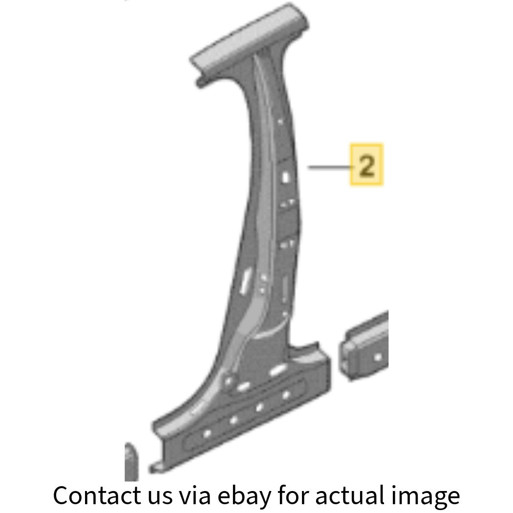 2012–2017 VW Jetta B-Pillar Reinforcement Left USED OEM 5C6809219A