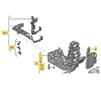 2012-2014 Audi A6 A7 Mechatronic Module S-Tronic OEM 4G1927156A