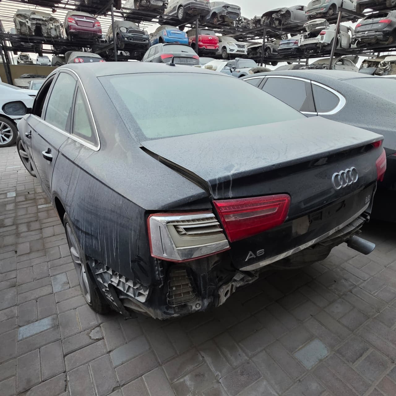 2012–2018 AUDI A6 A7 REAR RIGHT DOOR WINDOW SWITCH BEZEL USED OEM 4G0867372