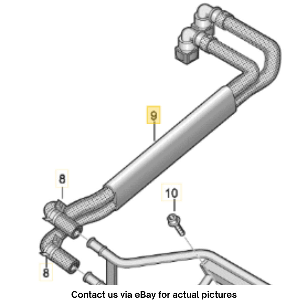 2011–2015 VW Jetta 2.0L Fuel Supply Hose Used OEM 5C0133986G