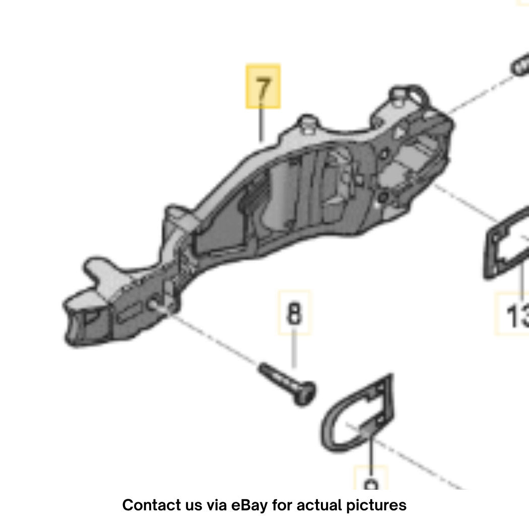 2011–2015 VW Jetta Rear Right Door Lock Carrier Bracket Used OEM 5N0837885H